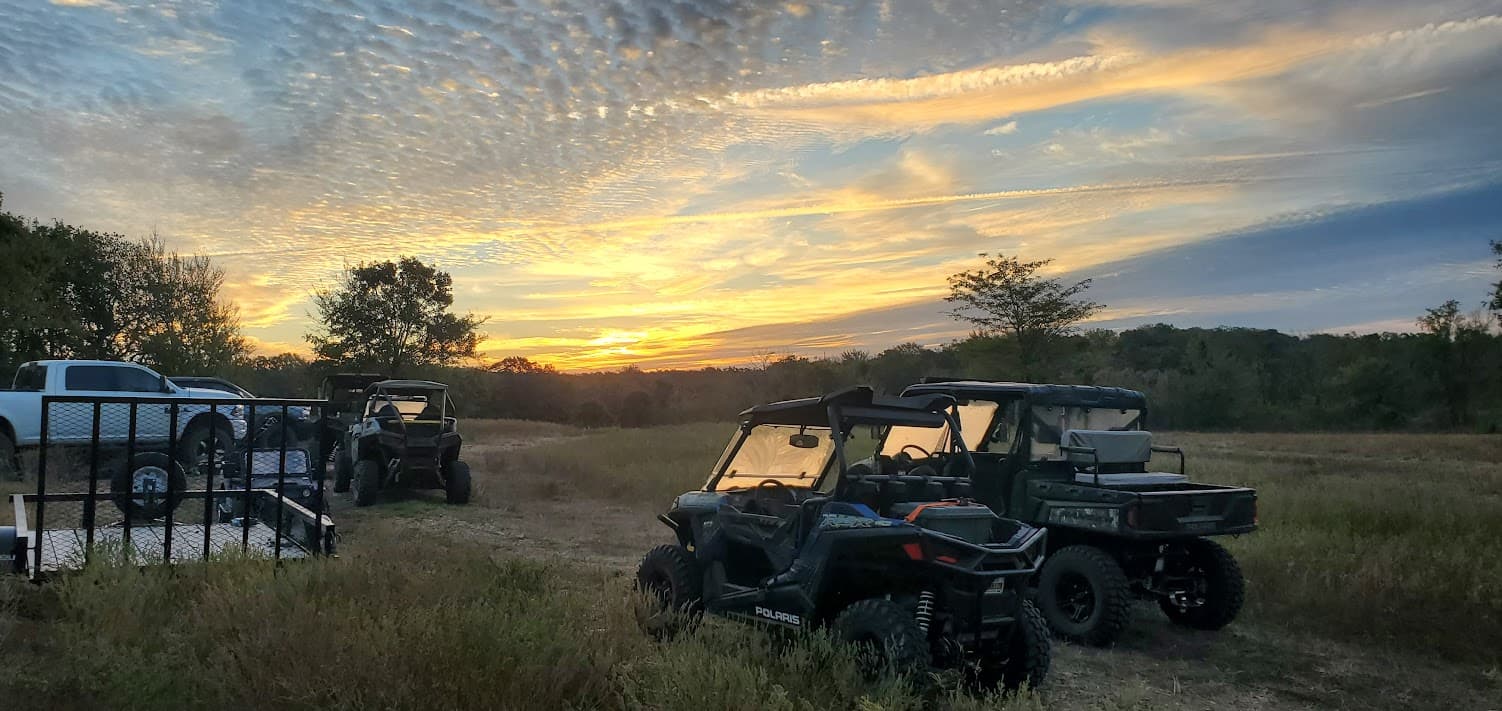 ATV at sunset