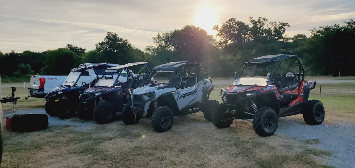 Beautiful sunset ride